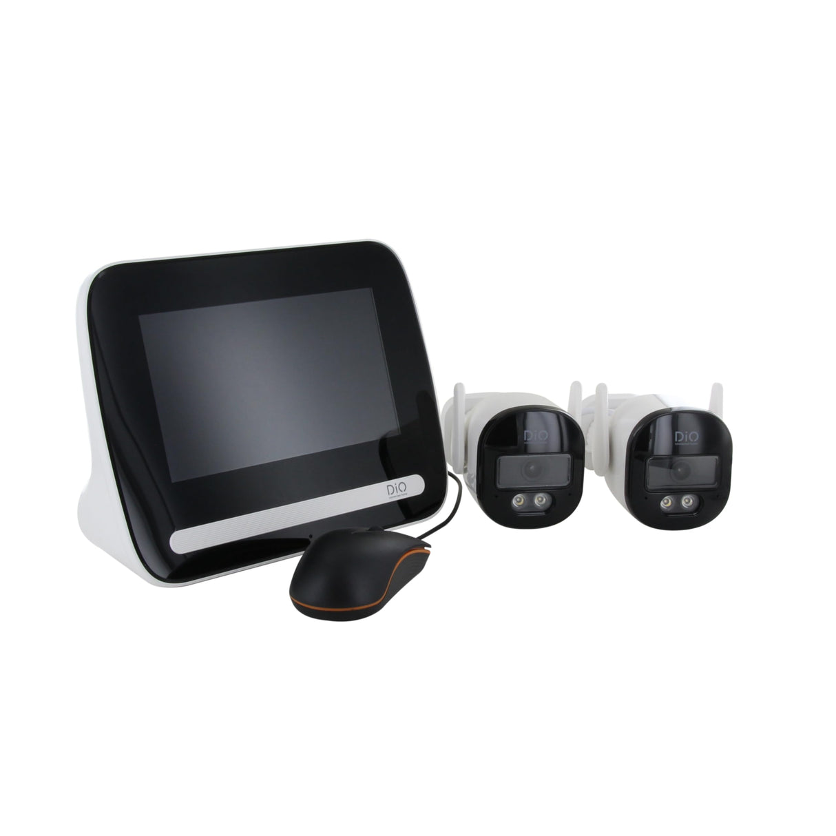 DiO Connected Home- LCD/NVR inalámbrico 7" Combo Kit 2 cámaras 3MP
