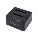 StarTech.com Duplicador Clonador Autónomo de Discos Duros o SSD SATA - Copiador de 2 Bahías - Base de Acoplamiento USB 3.1 (10Gbps) a Unidades SATA III de 2,5 o 3,5 Pulgadas (SDOCK2U313R)