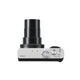 Panasonic LUMIX DC-TZ99E-S Cámara Compacta con Zoom para Viajes, Lente Leica DC, Zoom de 30x, 20,3 MP, Video 4K 30p, Monitor Inclinable, Wi-Fi, Bluetooth, Color Argento