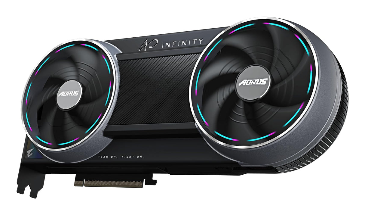 GIGABYTE AORUS GeForce RTX 5090 Infinity 32G Tarjeta Gráfica – 32GB GDDR7, 512-bit, PCI-E 5.0, Reloj de núcleo 2730 MHz, 3 × DP 2.1b, 1 × HDMI 2.1b, DLSS 4, GV-N5090AORUS IF-32GD