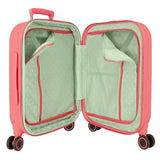Enso Little Dreams Maleta de Cabina Rosa 40x55x20 cms Rígida ABS Cierre TSA Integrado 37L 3,22 kgs 4 Ruedas Dobles Equipaje Mano…