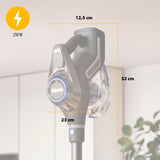 Tristar Aspiradora Escoba Inalámbrica, 2-en-1, Motor BLDC, 250W, 23 kPa Succión, 40 Min Autonomía, Luz LED, Filtro HEPA, Depósito 800 ml, SZ-2390
