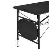 Master Massage Mars - Mesa deportiva ligera y portátil para tratamiento de masaje, color negro
