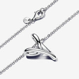 Pandora Essence Collar de plata de ley con colgante en forma de corazón, 70 cm70