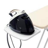 Tabla de planchar Brabantia C, 124x45cm - Soothing Sea | 100% algodón Comercio Justo | Planchas generador vapor | Gran soporte metálico para unidad vapor | Estable, grande | Plegable, altura ajustable