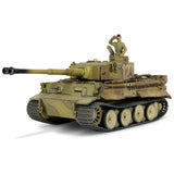 Forces of Valor Waltersons MP-912042D - Campaña Tiger I Tunisia a Escala 1:32 (Modelo de producción Inicial) Heavy King Tank de Metal Fundido a presión, Coleccionable Militar, Amarillo del Desierto