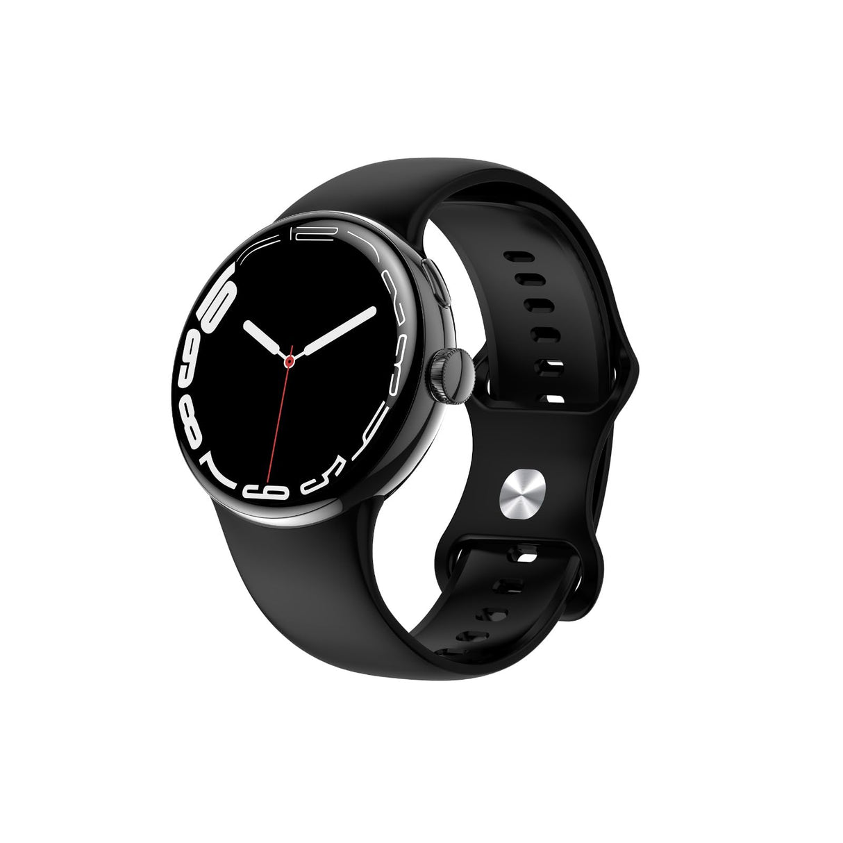WIFIT - Reloj Inteligente WiWatch R1 Negro Android e iOS - 1.3" AMOLED - A-GPS - Monitor de sueño - Sensor de oxígeno - 100 Modos Deportivos - Autonomía de 14 días, Negro, Large, Híbrido