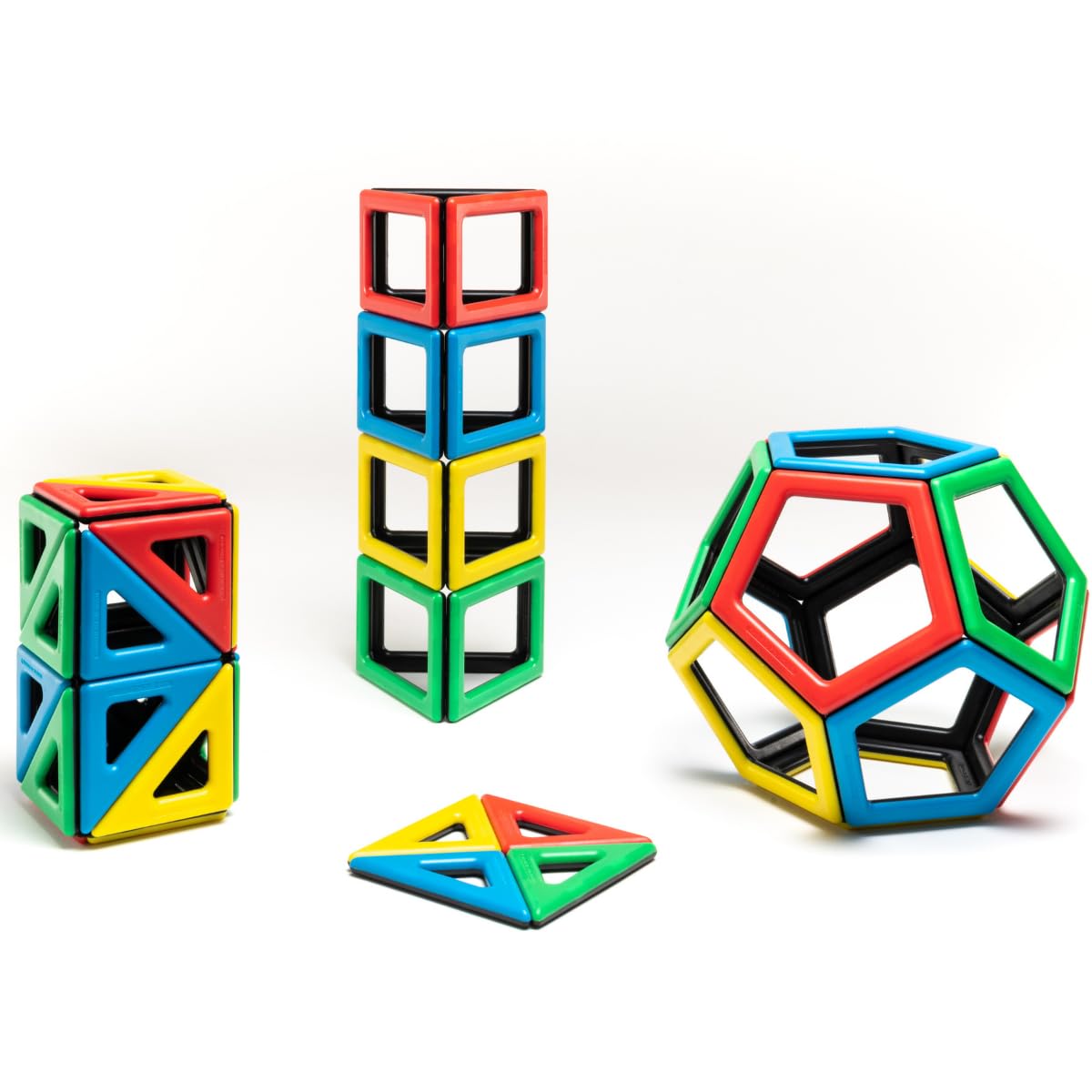 Polydron 50 – 1030 magnético extra formas Set (Pack de 48)