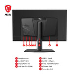 MSI MPG 321URX QD-OLED Monitor Gaming 4K UHD de 31.5'', Panel Quantum Dot OLED 3840 x 2160, 240Hz / 0.03ms, 99% DCI-P3, ΔE≤2, DisplayHDR True Black 400, KVM, RGB, DP 1.4a, HDMI 2.1, USB Tipo-C