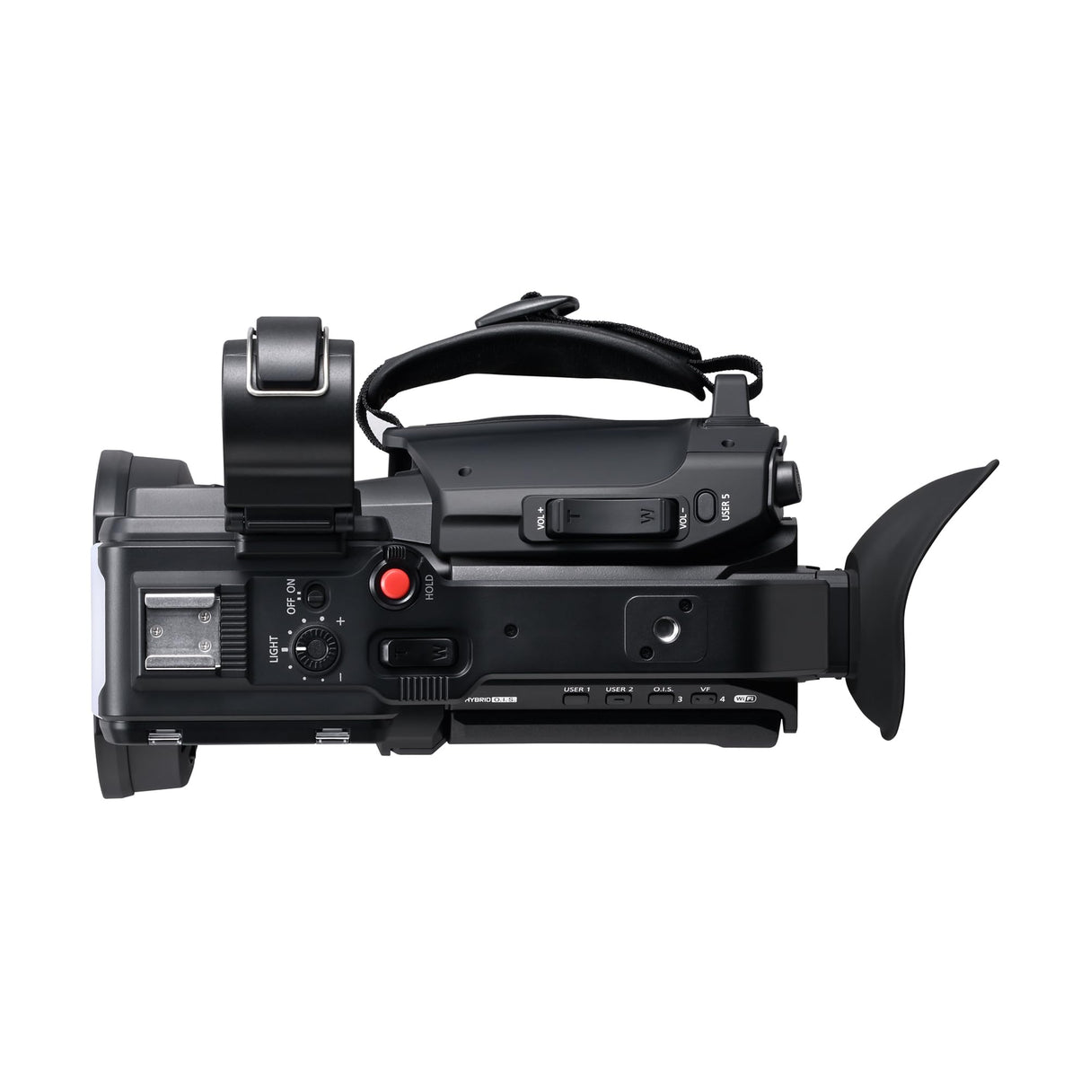 Panasonic AG-CX18EH 4K 60p Videocámara Profesional con Lente Gran Angular de 25 mm, Zoom de 24x, 3G-SDI, XLR, OIS Híbrido de 5 Ejes, Luz LED, Wi-Fi, USB PD, Negra