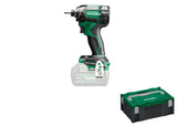 HiKOKI Atornillador de impacto inalámbrico, 18 V, 1/4", 210 Nm, motor sin escobillas, martillo triple, IP56 resistente al polvo y al agua, luz LED, compacta y ligera, incluye maletín de transporte