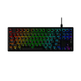 HyperX Alloy Origins Core PBT - Teclado mecánico para Juegos TKL, Teclas PBT, iluminación RGB, Compacto, Cuerpo de Aluminio, Personalizable NGENUITY, Memoria integrada, Interruptor Rojo
