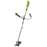 RYOBI Desbrozadora Inalámbrica 18V One+ con Cuchilla Tri-ARC y Cabezal de Hilo – Arnés Vertebrae Ergonómico – (Sin batería)