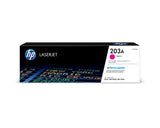 HP 203A CF543A, Magenta, Cartucho Tóner Original, de 1.300 páginas, para impresoras HP Color LaserJet Pro serie 254, 280 y 281