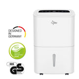 Deshumidificador SUNTEC DryFix 50 select APP - Para habitaciones de hasta 180 m2 o 450 m3 - con control por app - Deshumidificador de habitaciones Smart Home con deshumidificación de 50 l/día