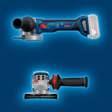 Bosch Professional 18V System amoladora angular a batería GWS 18V-11 S (diámetro del disco de 125 mm, incl. 2 baterías GBA 5.0Ah, cargador GAL 1880, L-BOXX)