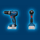 Bosch Professional 18V System atornillador a batería GSB 18V-65 (motor Brushless sin escobillas, longitud del cabezal 175, incl. 2x baterías GBA 4.0Ah, cargador GAL 18V-20, L-BOXX)
