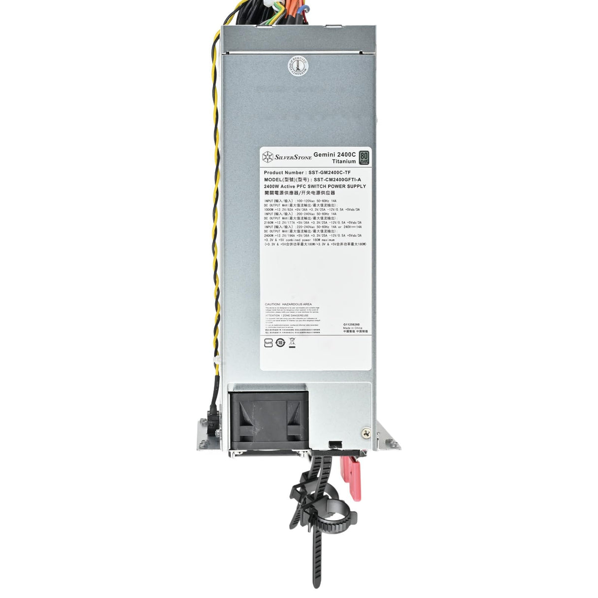 SilverStone Gemini 2400C Titanium, Fuente de alimentación redundante 80PLUS Titanium 2400W+2400W 2U CRPS, SST-GM2400C-TF