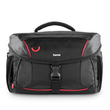 Hama Phoenix 170 - Funda para cámara fotográfica, Color Negro, Rojo, Moderno