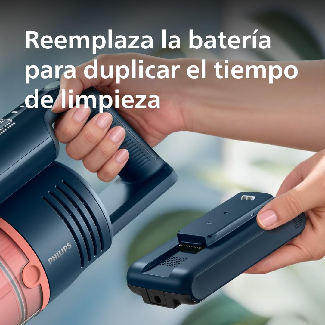Philips Batería Original Reemplazable - Ion-Litio, 25,2V, Compatible con Aspiradora Sin Cable Serie 5000 (XV1653/01)