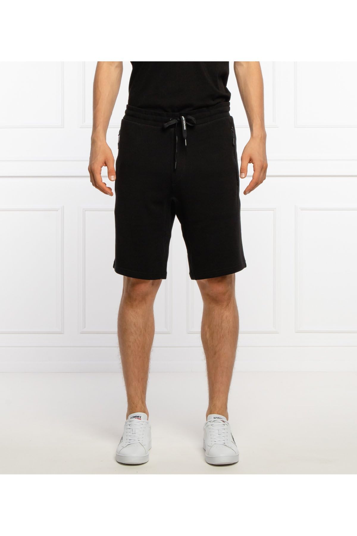 Armani Exchange French Terry Pantalones Cortos para Hombre, Negro (Black 1200), S