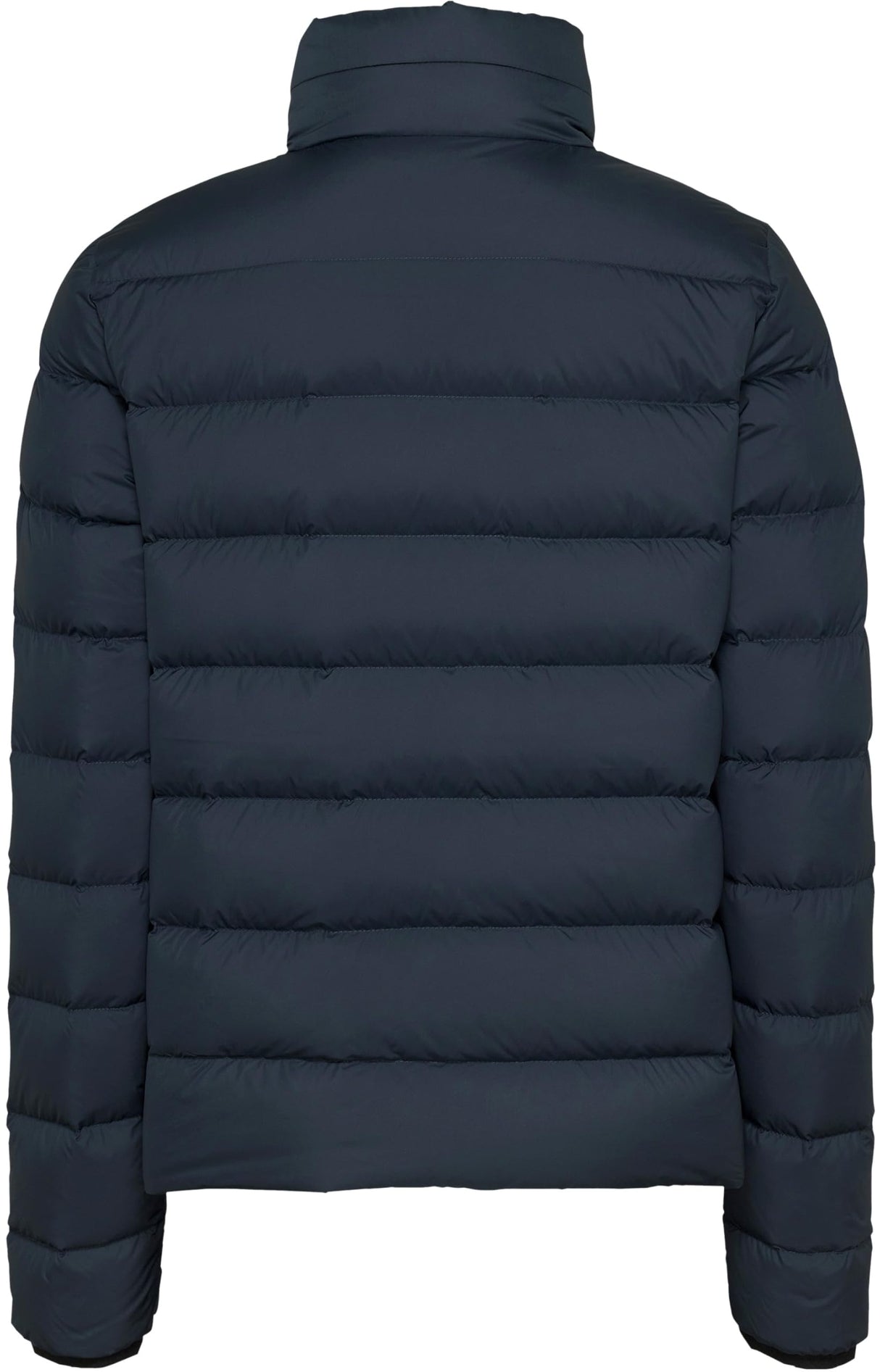 Tommy Jeans Cazadora de plumas Mujer Down Printed con cuello alto, Azul (Dark Night Navy), M