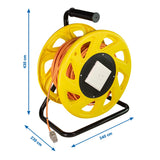 Logilink cq3060s - Carrete de Cable de Red (6 A, STP RJ45, 60 m)