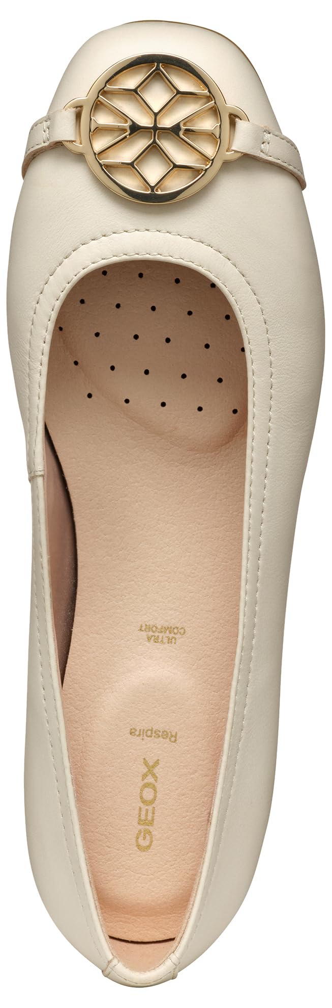 Geox D ANNYTAH W A, Bailarinas Planas Mujer, Papyrus, 38.5 EU