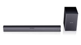 Sharp HT-SBW182 Soundbar 2.1 Slim con Subwoofer inalámbrico, Bluetooth con HDMI ARC/CEC, 160W, Audio óptico Digital, AUX, Negro, 74 cm