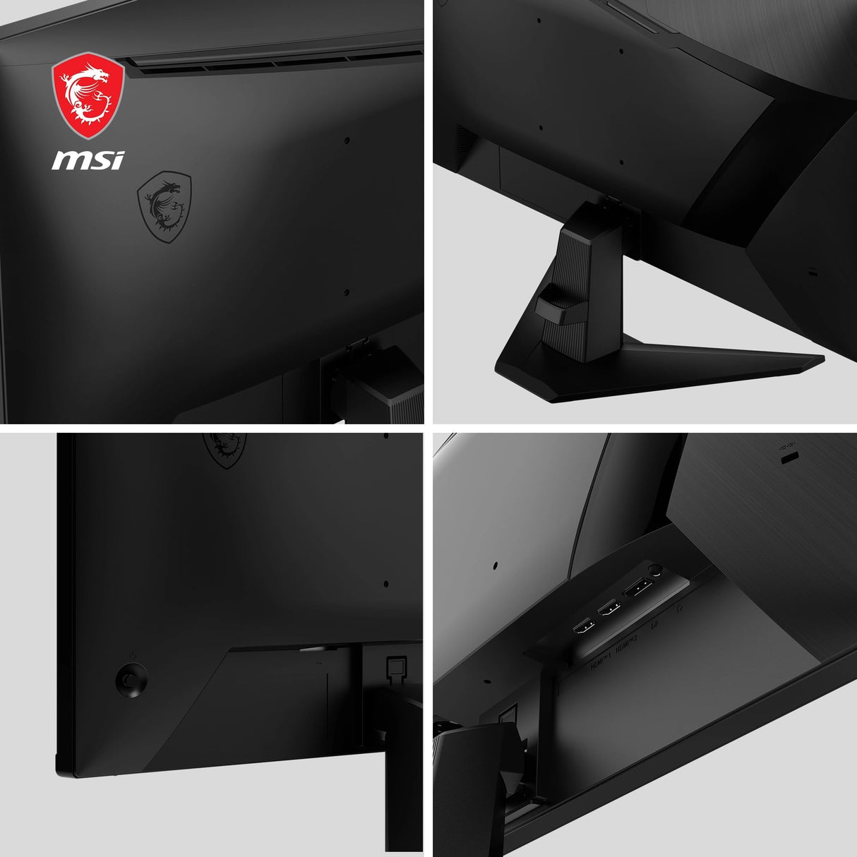 MSI G255F - Monitor Gaming de 24.5", FHD (1920x1080), 180 Hz / 1ms, Adaptive-Sync, Display Port 1.2a, HDMI 2.0b, Negro