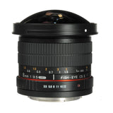 Rokinon HD8M-NEX - Lente Ojo de pez HD de 8 mm f/3.5 con Capucha extraíble para Sony E-Mount DSLR