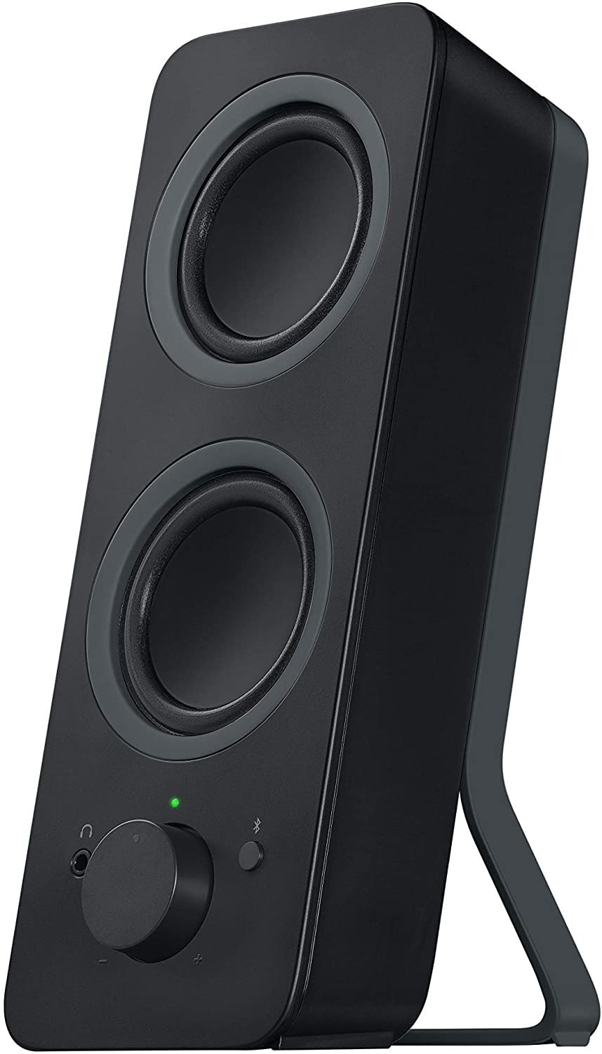 Logitech Z207 Sistema de Altavoce Bluetooth para PC, Sonido Estéreo, 10W de Pico, Entrada Audio 3.5 mm, Toma Auriculares, Multidispositivos, Enchufe EU, Ordenador/TV/Smartphone/Tablet, Negro