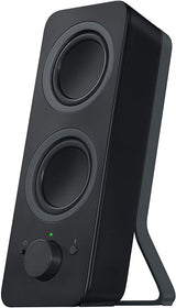 Logitech Z207 Sistema de Altavoce Bluetooth para PC, Sonido Estéreo, 10W de Pico, Entrada Audio 3.5 mm, Toma Auriculares, Multidispositivos, Enchufe EU, Ordenador/TV/Smartphone/Tablet, Negro