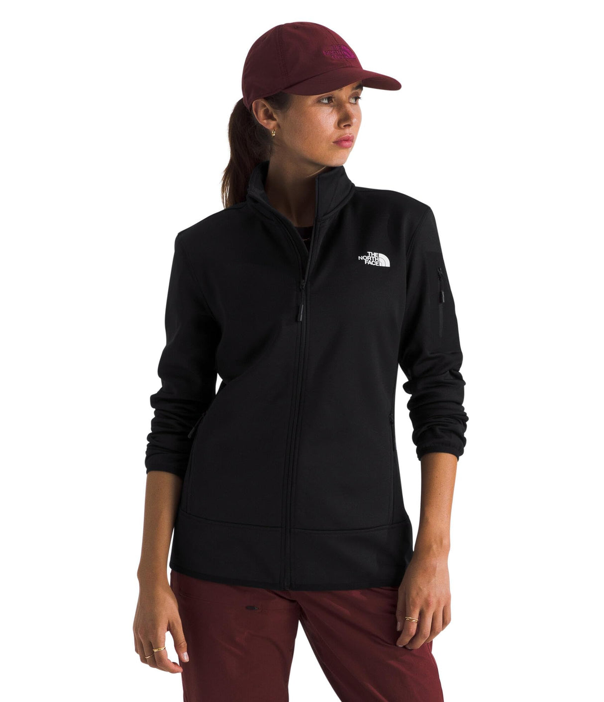 THE NORTH FACE NF0A8BRKKX7 W MISTYESCAPE Fleece Sweatshirt Mujer TNF Black/TNF Black Tamaño M