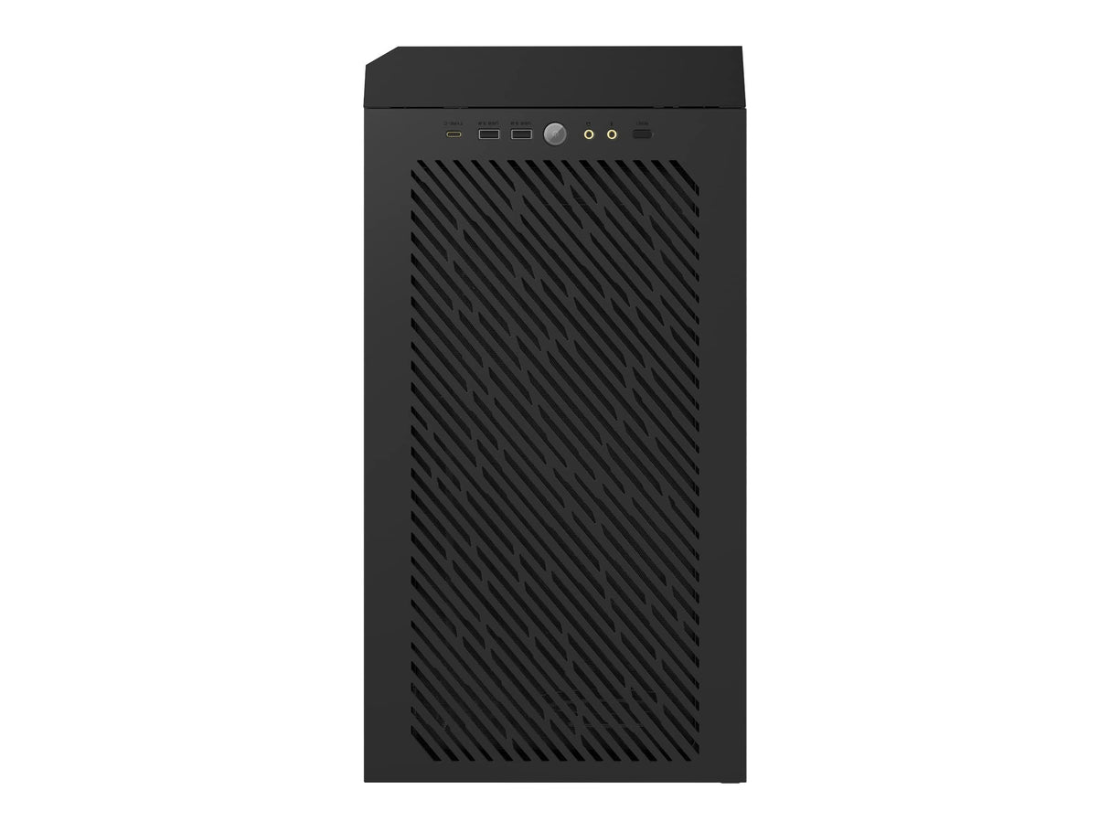 AORUS C500 Glass - Carcasa Negra para Juegos de PC de Torre Media, Vidrio Templado, USB Tipo C, 4 Ventiladores ARBG incluidos (GB-AC500G ST)