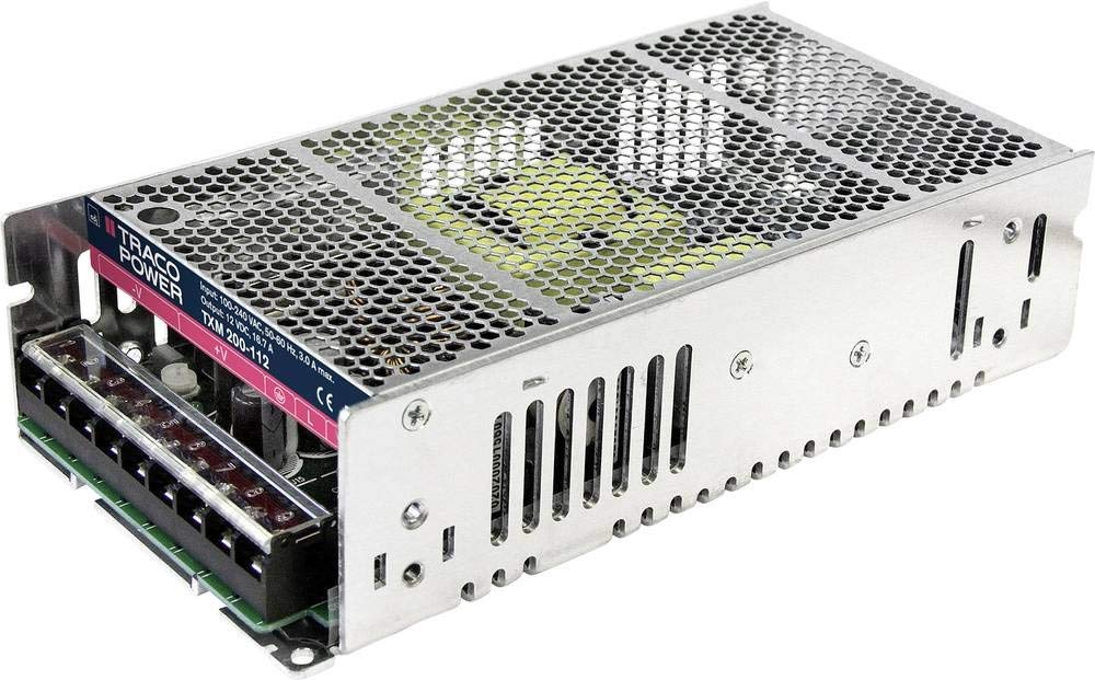 TracoPower TXM 200-112 AC - Fuente de alimentación (16700 mA, 200 W, 12,24 V/CC)