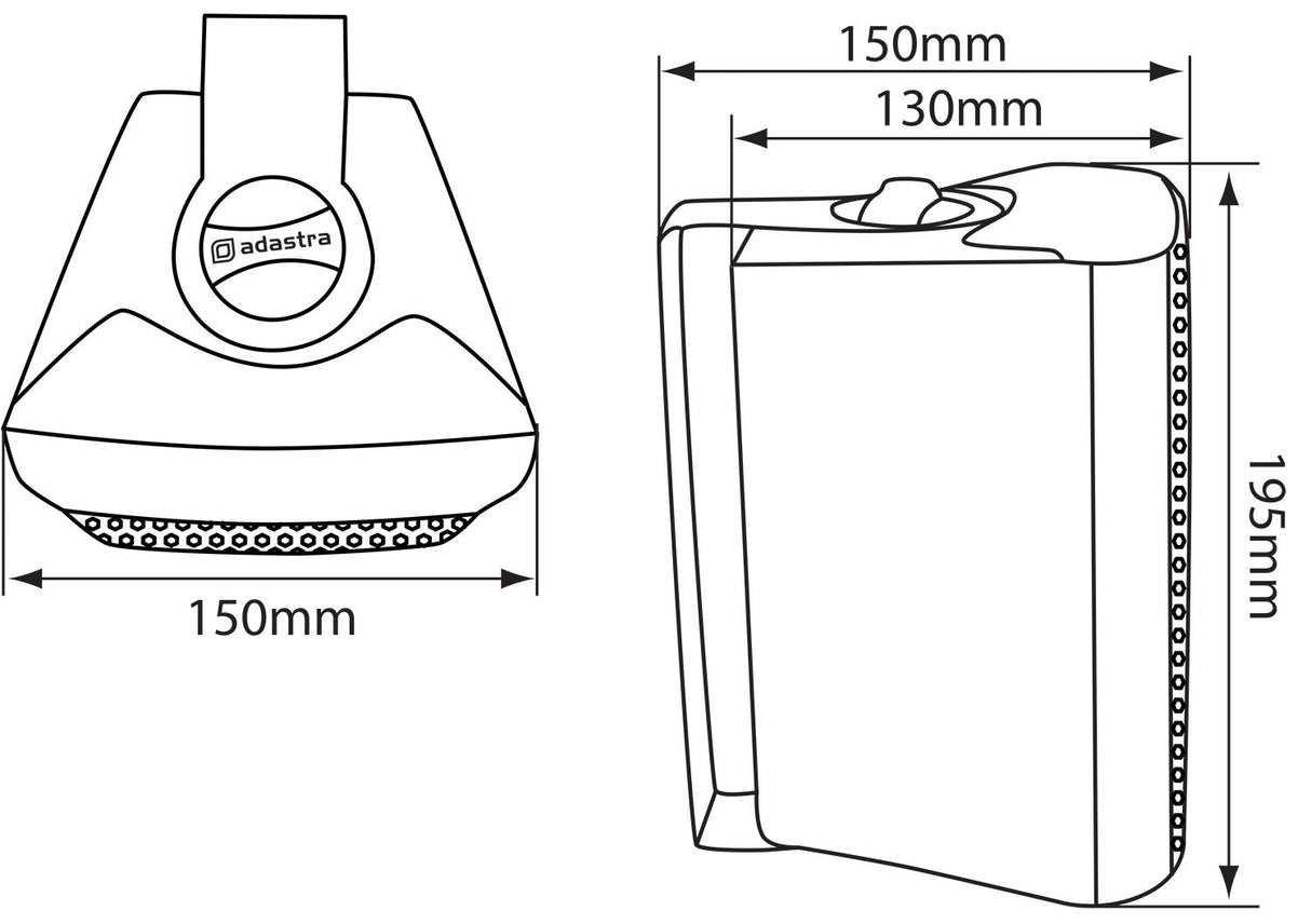 Adastra 100.901UK 70W Blanco altavoz - Altavoces (De 2 vías, Alámbrico, 70 W, 110 - 20000 Hz, 8 Ω, Blanco)