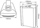 Adastra 100.901UK 70W Blanco altavoz - Altavoces (De 2 vías, Alámbrico, 70 W, 110 - 20000 Hz, 8 Ω, Blanco)