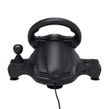 Trust GXT 289 Movi Volante de Carreras PC, Xbox Series X/S, PS4, Nintendo Switch, con Pedales, Levas de Cambio, Palanca de Cambios, Vibración, Racing/Farming Simulator / F1 / Gran Turismo