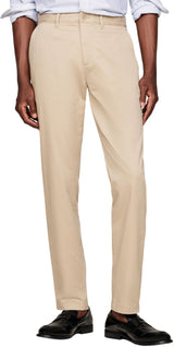 Tommy Hilfiger Pantalón Chino Hombre Tapered Fit, Beige (Batique Khaki), 32W/36L