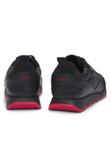 HUGO Icelin_runn_pumf, Zapatillas de Deporte Hombre, Negro 01, 46 EU