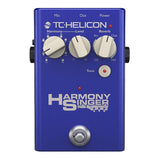 TC Helicon HARMONY SINGER 2 Stompbox de efectos vocales alimentado por batería con armonía, reverberación y tono controlados por guitarra