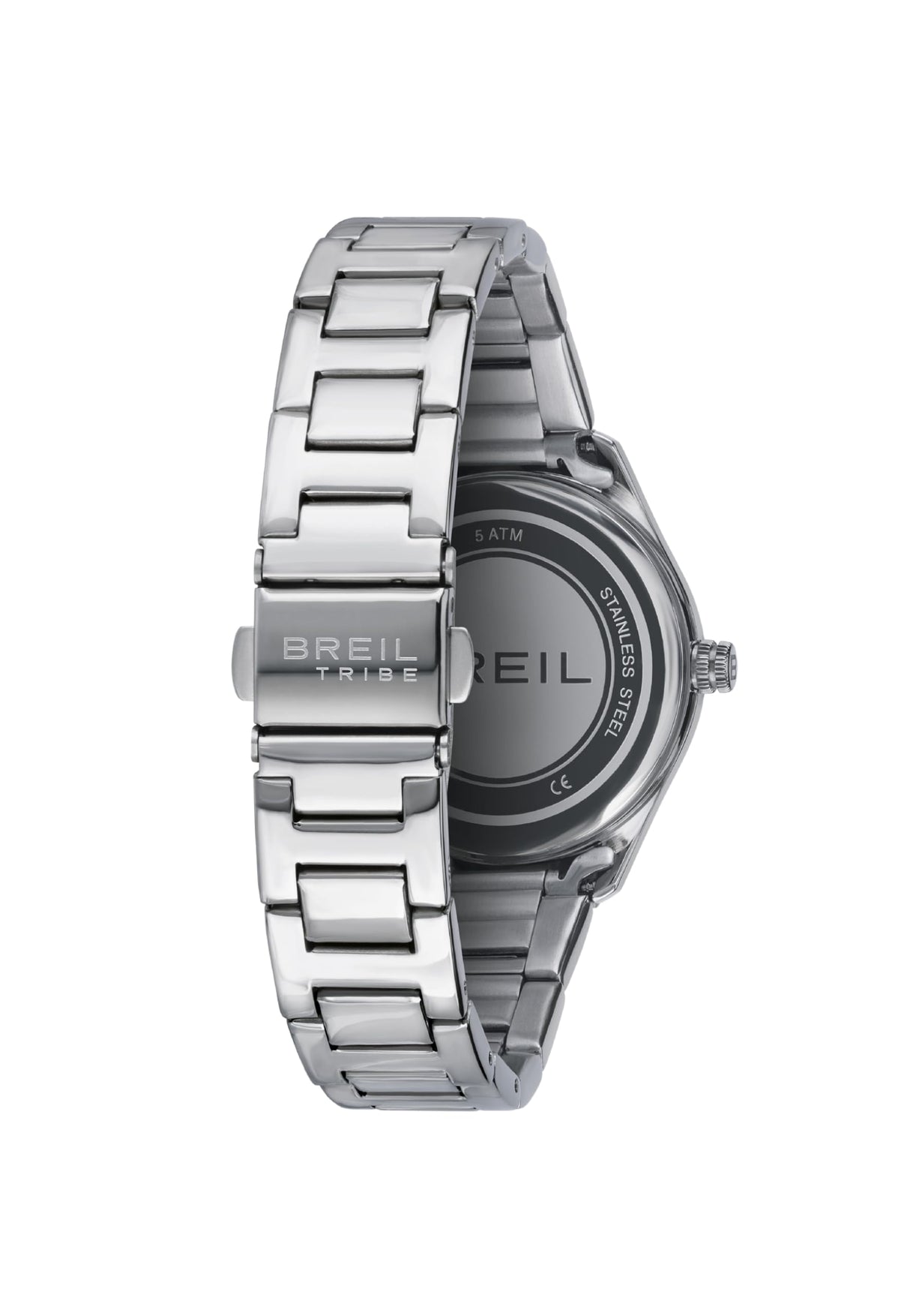 BREIL Reloj Mujer KYLA Monocolor Esfera Azul Movimiento Solo Tiempo - 2 MANECILLAS DE Cuarzo y Pulsera DE Acero Plata EW0702