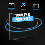 VENTON Protector de pantalla de TV 109 (42 pulgadas) – Película de TV para LCD, LED, 4K OLED y QLED HDTV Protector de Pantalla para TV – Protección contra daños TV – Suspendido y fijo