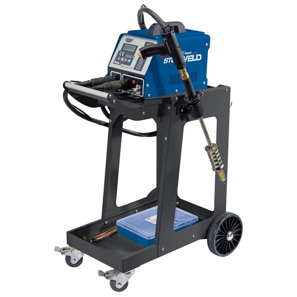 Draper sw3100t 3100 un spot soldador y Kit de ruedas, 230 V, Azul