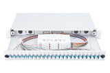 Digitus LWL - Caja de empalmes para 24 acoplamientos - LC - OS2 - 1HE 19" - Duplex multimodo - Con caja de empalmes - Montaje en rack