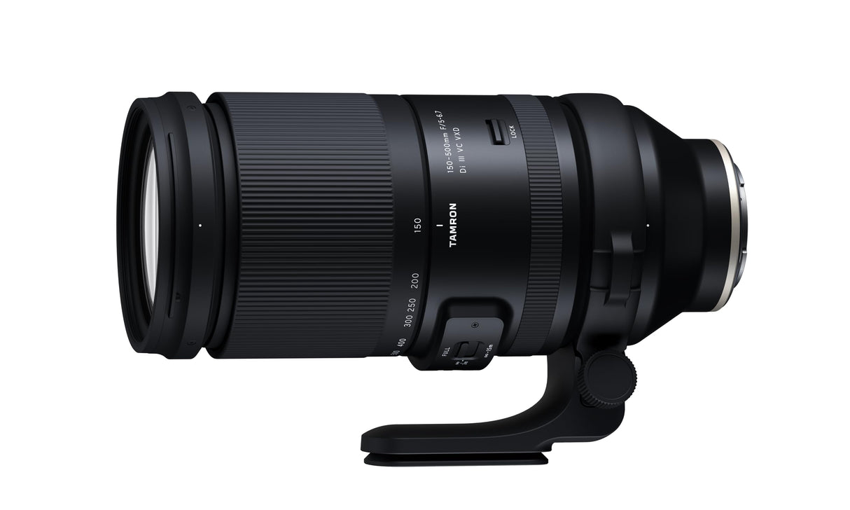 Tamron Objetivo para Sony E-Mount (150-500 mm, F/5-6.7, di III VC VXD, para Montura Sony E-Mount), Negro