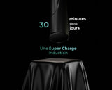 La Divergente - Cepillo de dientes eléctrico sónico con tecnología LED - Probado Antibacteriano por estudio - Batería de 1 mes - Mango suave Touch mínimo - Cepillado 3D Wavy - Silencioso <50dB