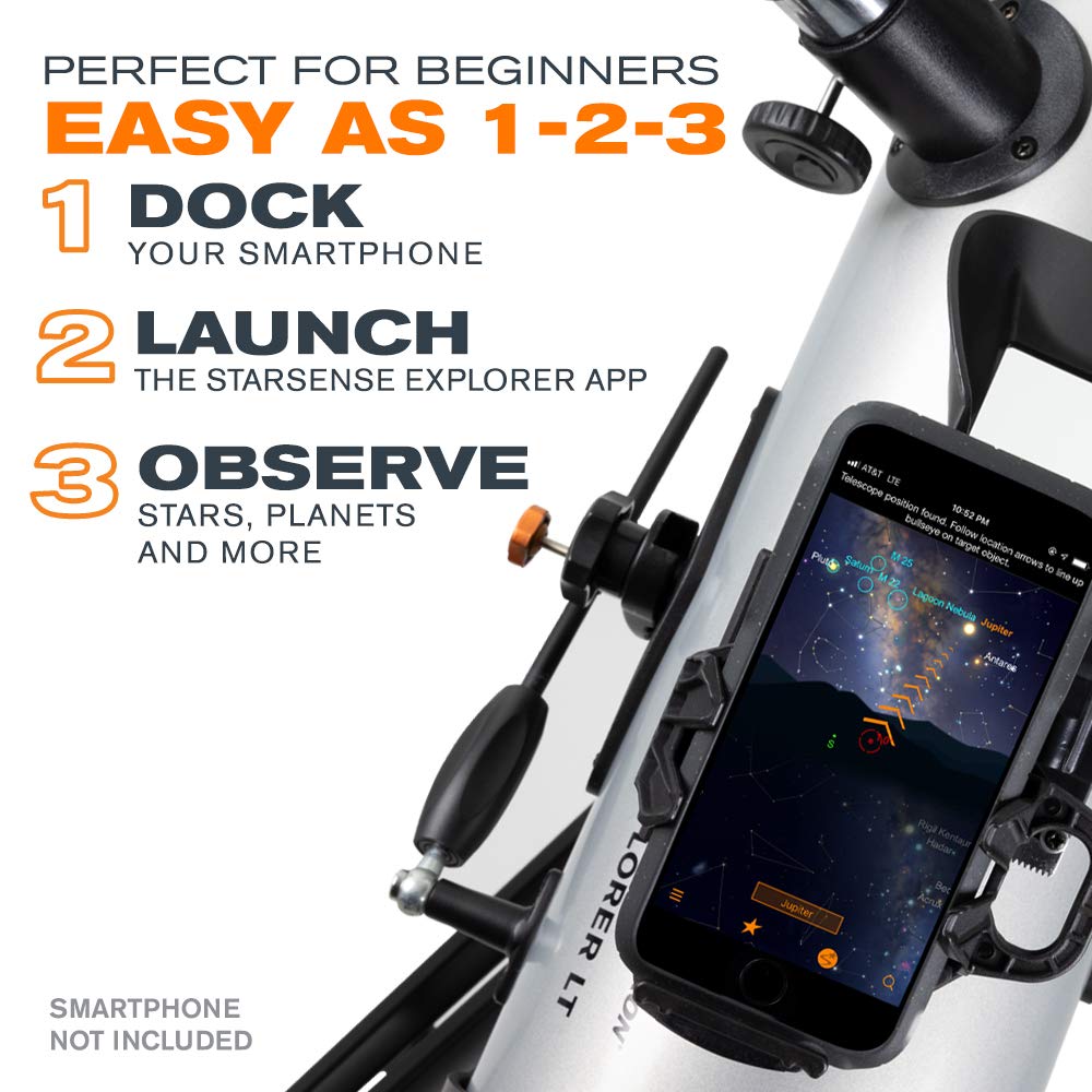 Celestron Telescopio StarSense Explorer LT 114AZ StarSense Explorer™ LT 114AZ Smartphone App-Enabled Newtonian Reflector Telescope