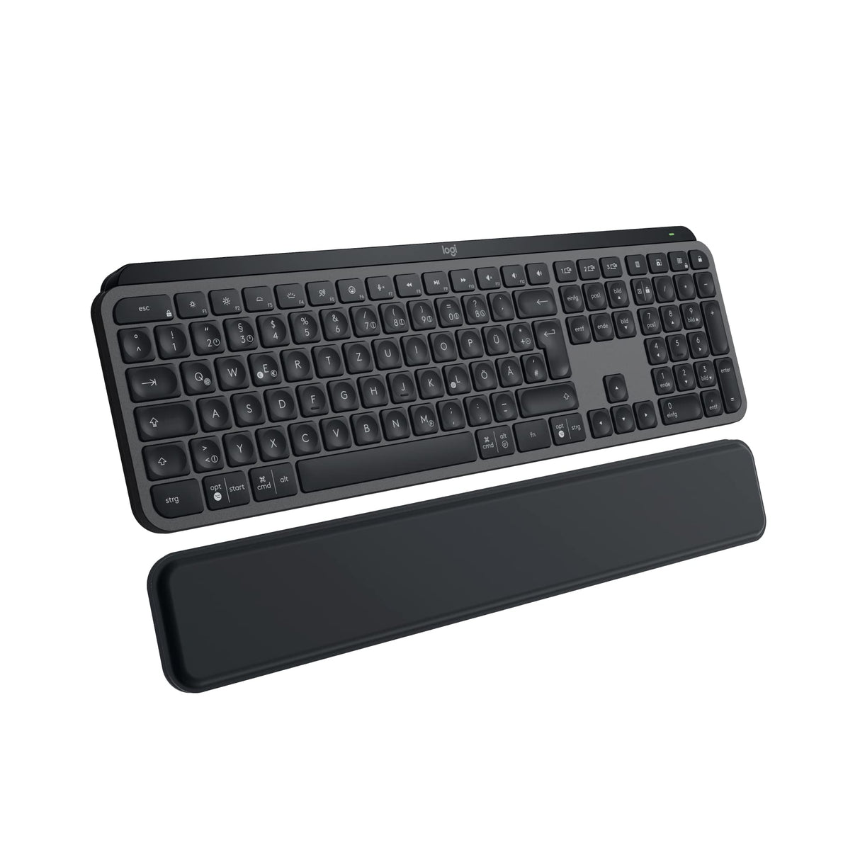 Logitech MX Keys S Plus - Grafito, Disposición QWERTZ Alemán